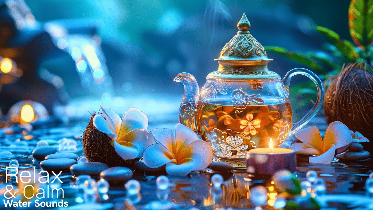 Beautiful Relaxing Music 🎹 Water Sounds for Stress | Sleep, Anxiety & Depression