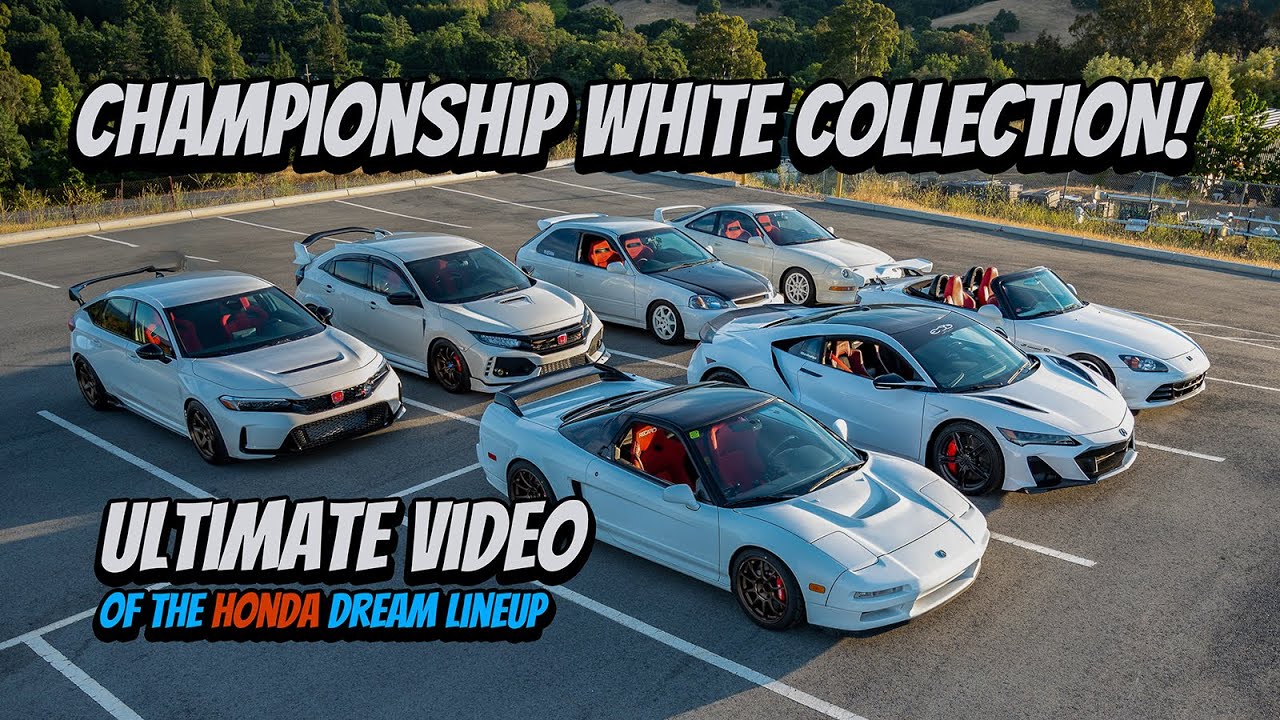 Championship White COLLECTION! How we shot footage of the dream lineup of JDM cars.