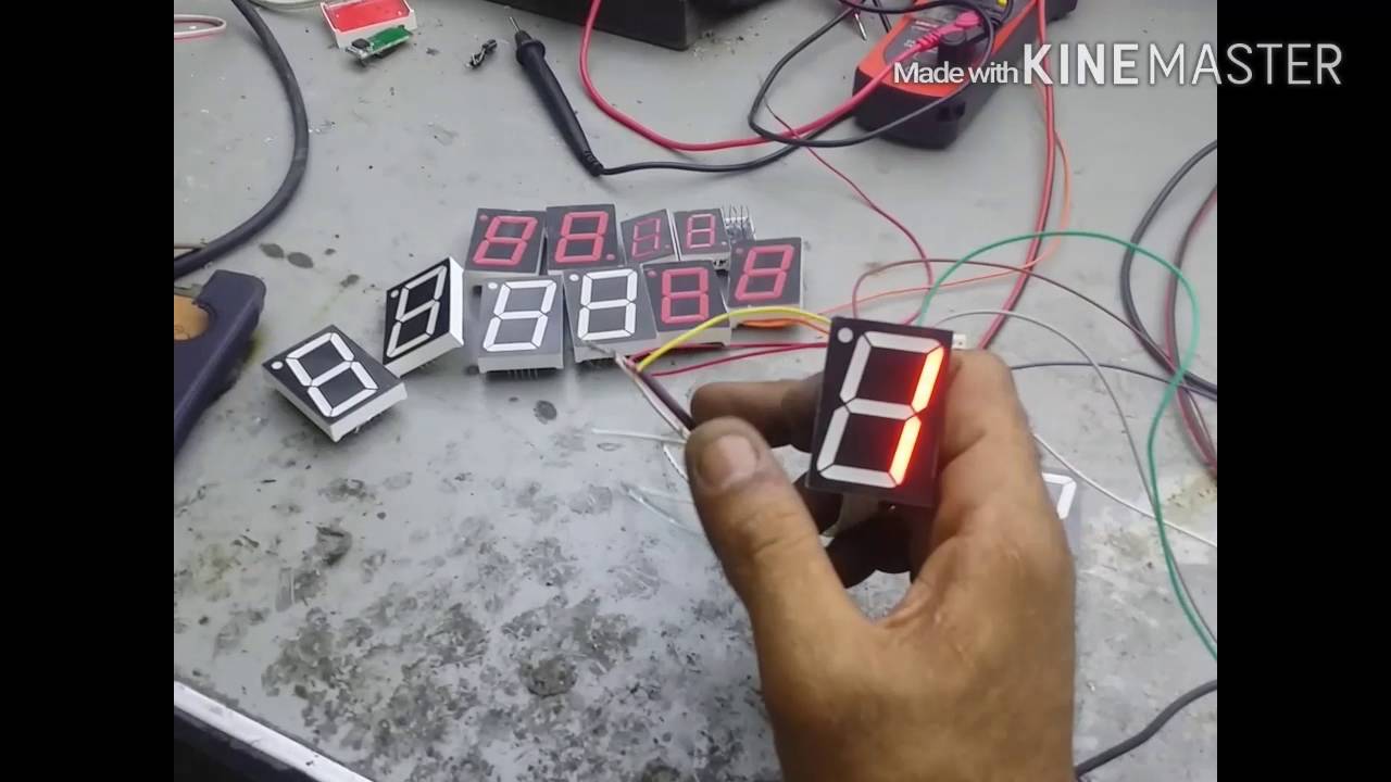 كيف توصل الارقام الالكترونيه بالدوائر وكيف تعمل