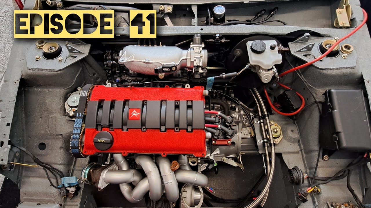 Проект 5AXO Ep41 - Citroen Saxo VTS Turbo - Установка двигателя