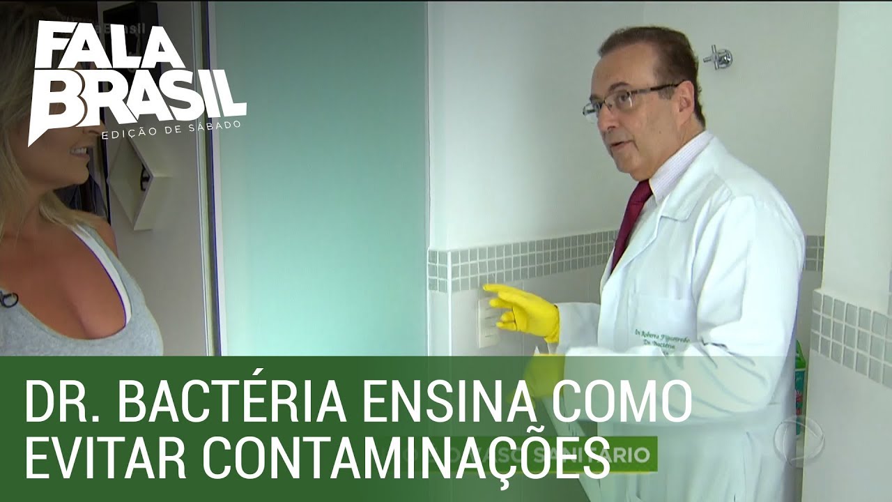 Dr. Bactéria mostra os lugares mais contaminados do banheiro