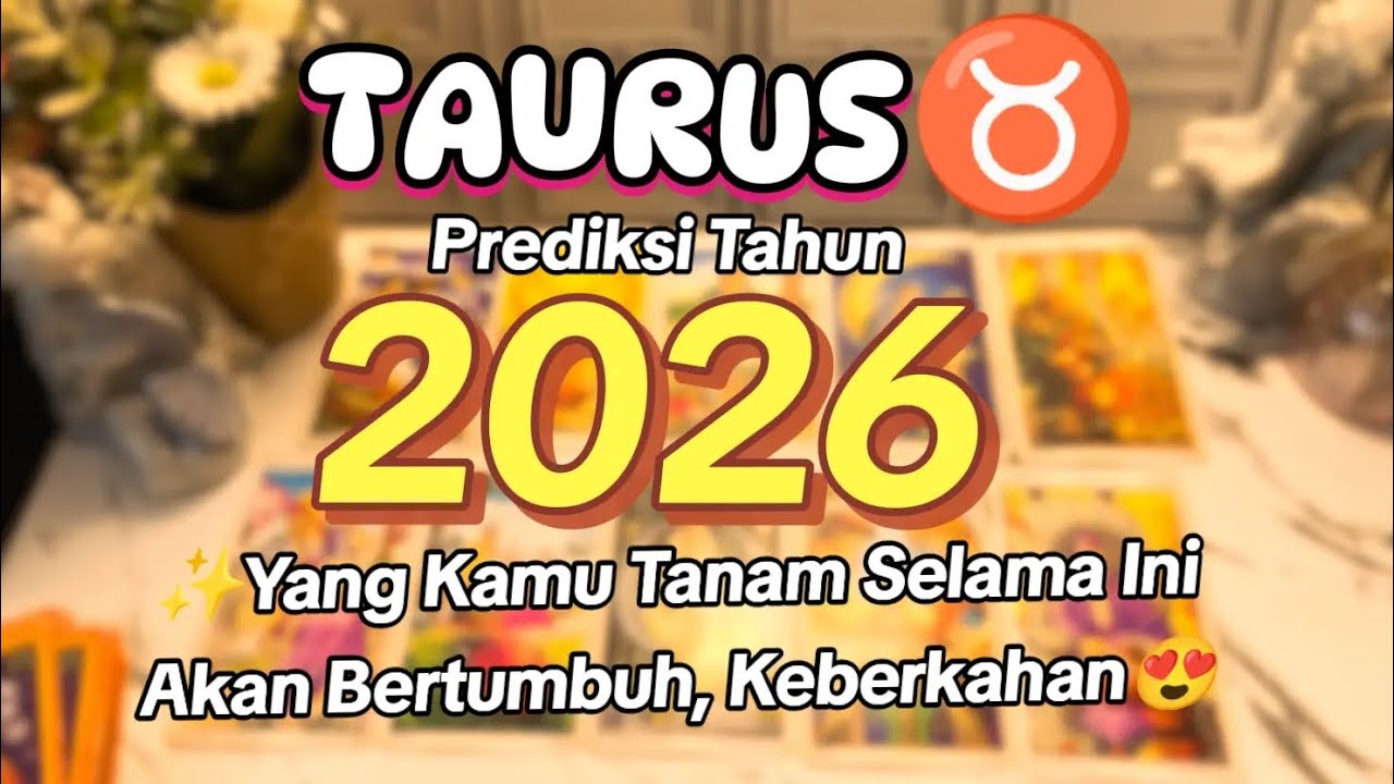 ♉TAURUS Prediksi 2026✨Izinkan Dirimu Bahagia Tanpa Bersalah, Ada Keberkahan Yang Akan Datang😍💖