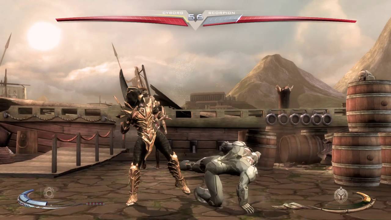Protagonist_1(Cyborg) vs. AI(Scorpion) Injustice: Gods Among Us Ultimate Edition