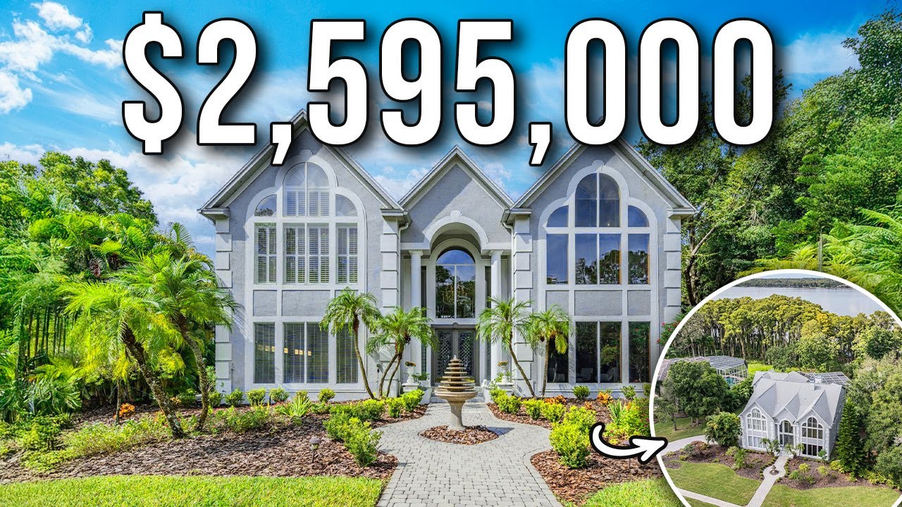 Inside An EXCLUSIVE Lake Home In Palm Harbor, FL That Has NEVER Flooded!