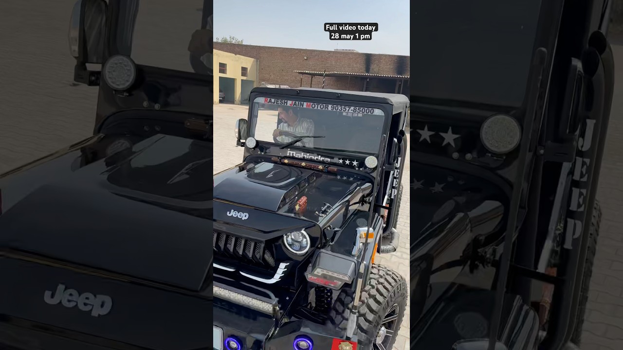Modified jeep for Kashmir state by Rajesh Jain motor