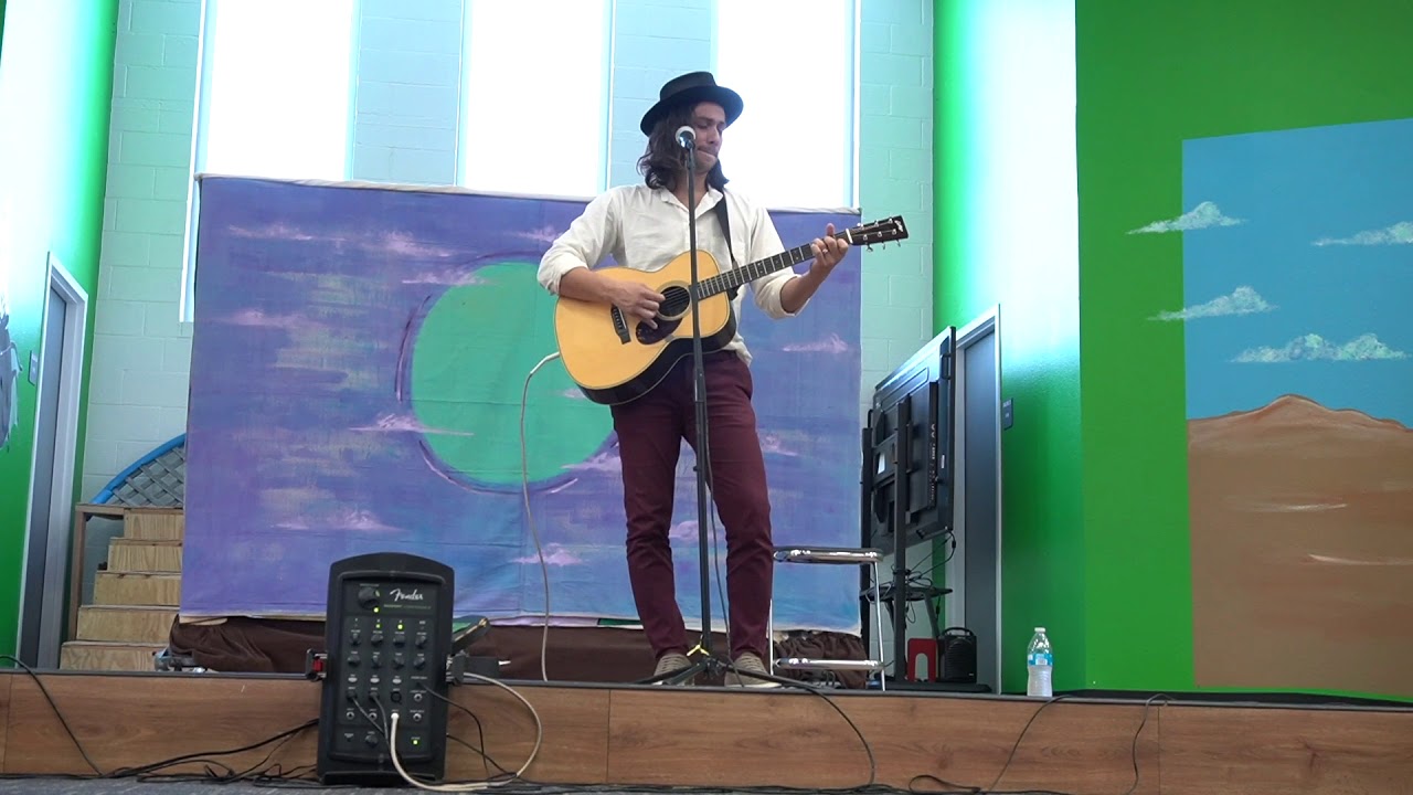 Jason Castro Sings "Hallelujah"  at the School for the Talented and Gifted in Pleasant Grove