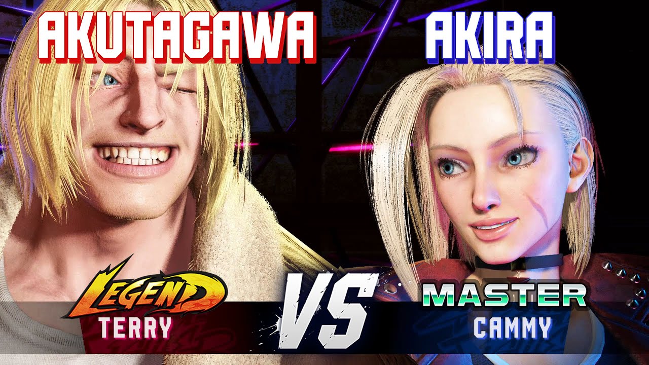 SF6 ▰ AKUTAGAWA (Terry) vs AKIRA (Cammy) ▰ High Level Gameplay