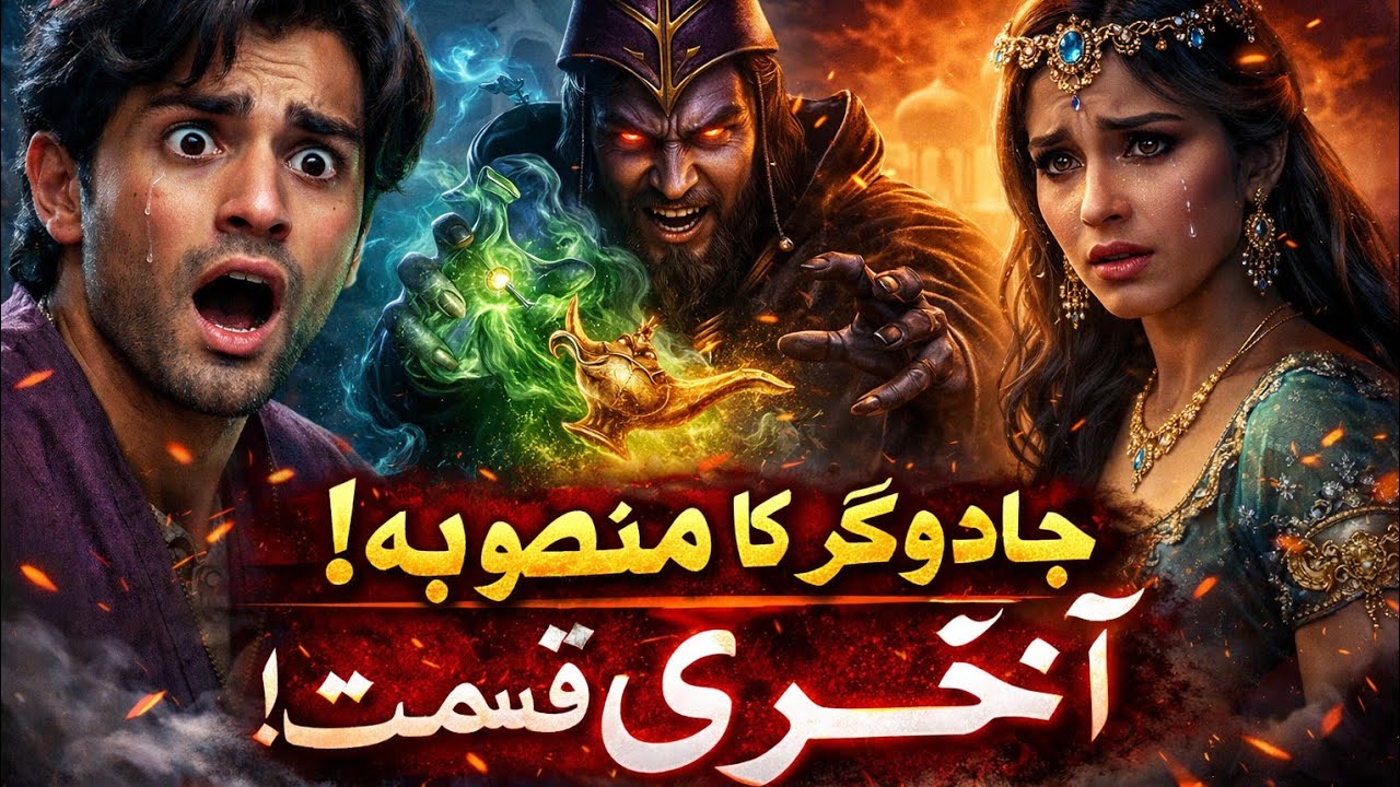 Aladdin and the Magic Lamp Final Part | Hindi Urdu Fairy Tale Story
