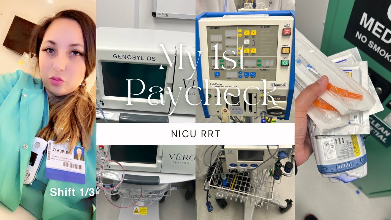 My 1st Paycheck as a NICU RRT!!