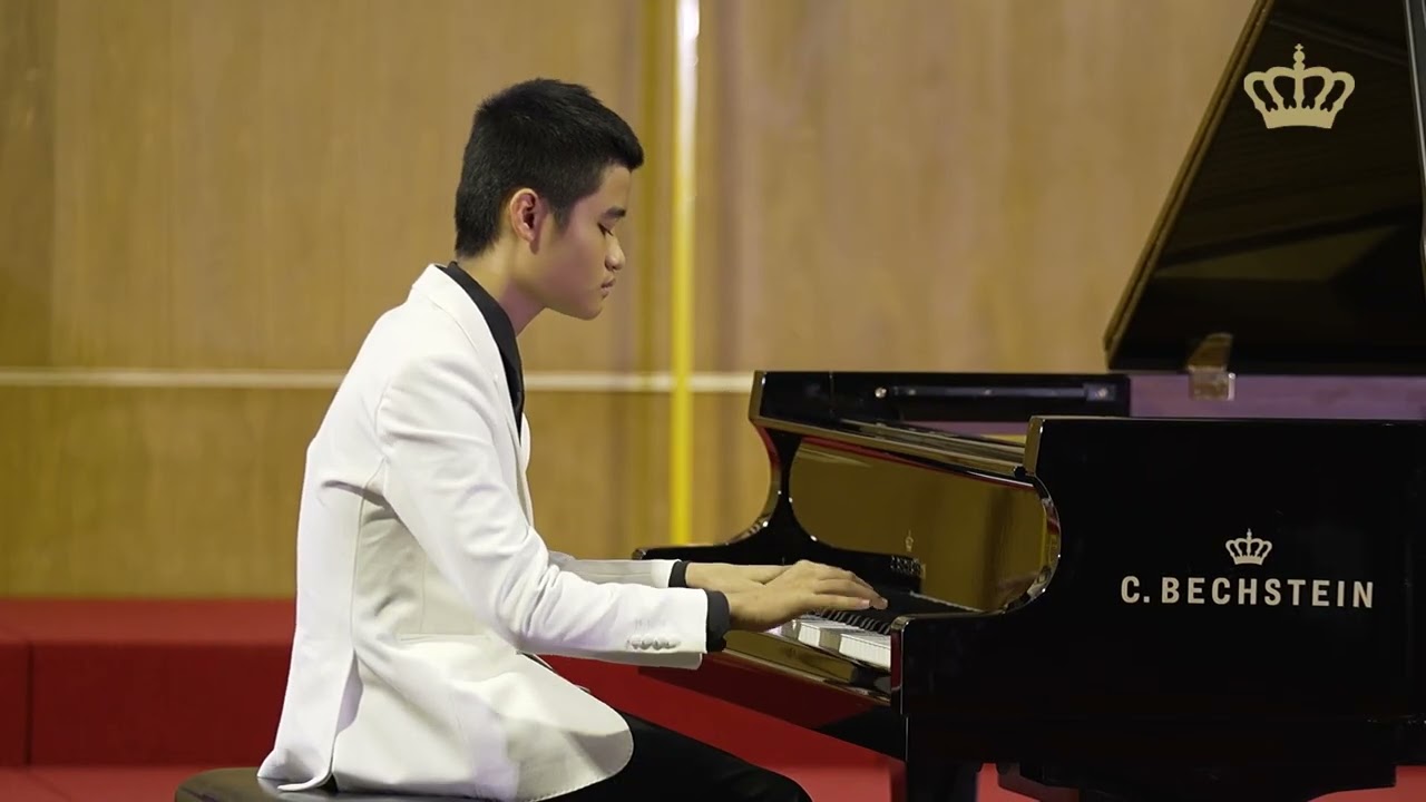 Hồ Nguyễn Anh Kiệt. Với một tác phẩm tại CARL BECHSTEIN PIANO COMPETITION.