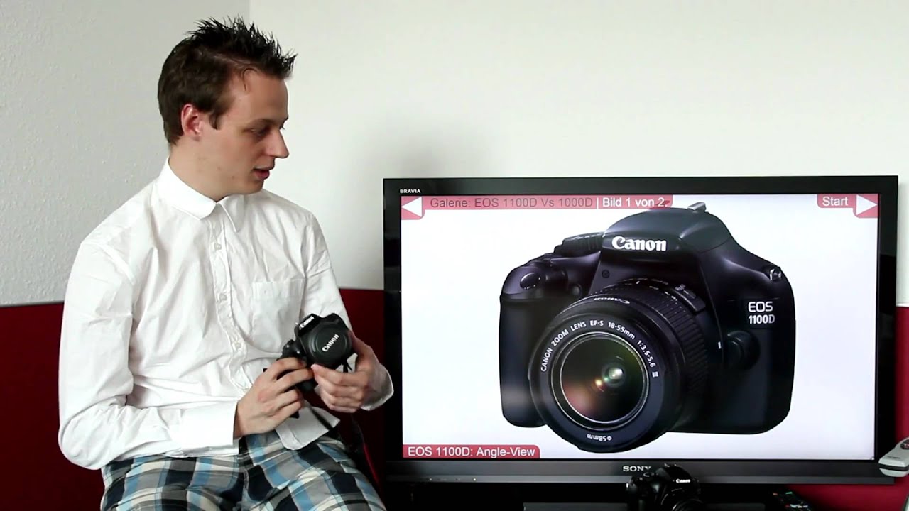 Canon EOS 1100D vs 1000D vs 500D - Hands-On [Deutsch]