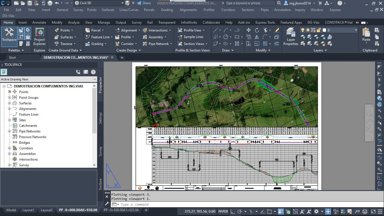 GENERACION DE PLANTA PERFIL AUTOMATICO CON PLANTILLAS Y PLAN PRODUCTION ING.VIAS