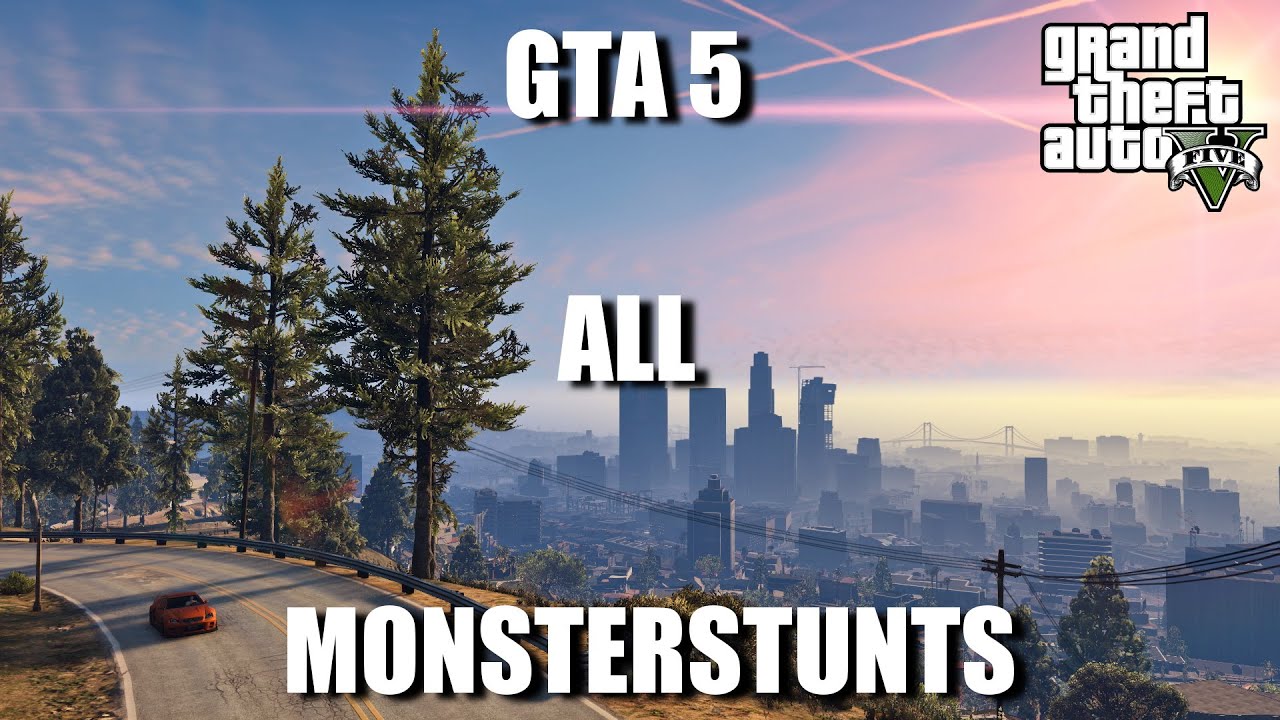 GTA 5 All 50 Monsterstunts (Show off Trophy - Hoch hinaus Trophäe / Achievement Guide)