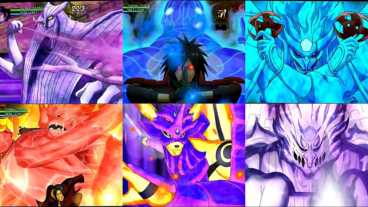All Susano'o Ultimate Jutsu in NARUTO x BORUTO Ninja Voltage