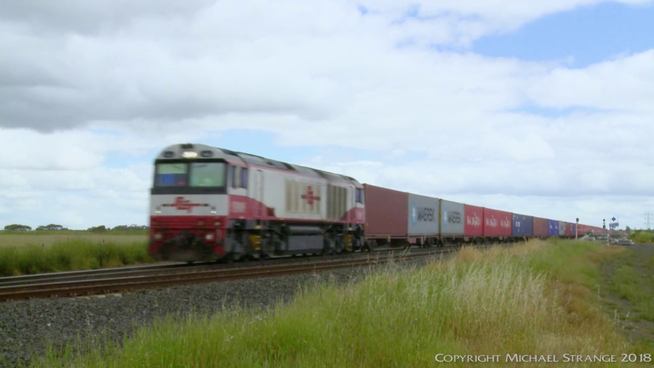 7922V SCT/SBR Dooen Container Train (24/11/2016) - PoathTV Australian Railways