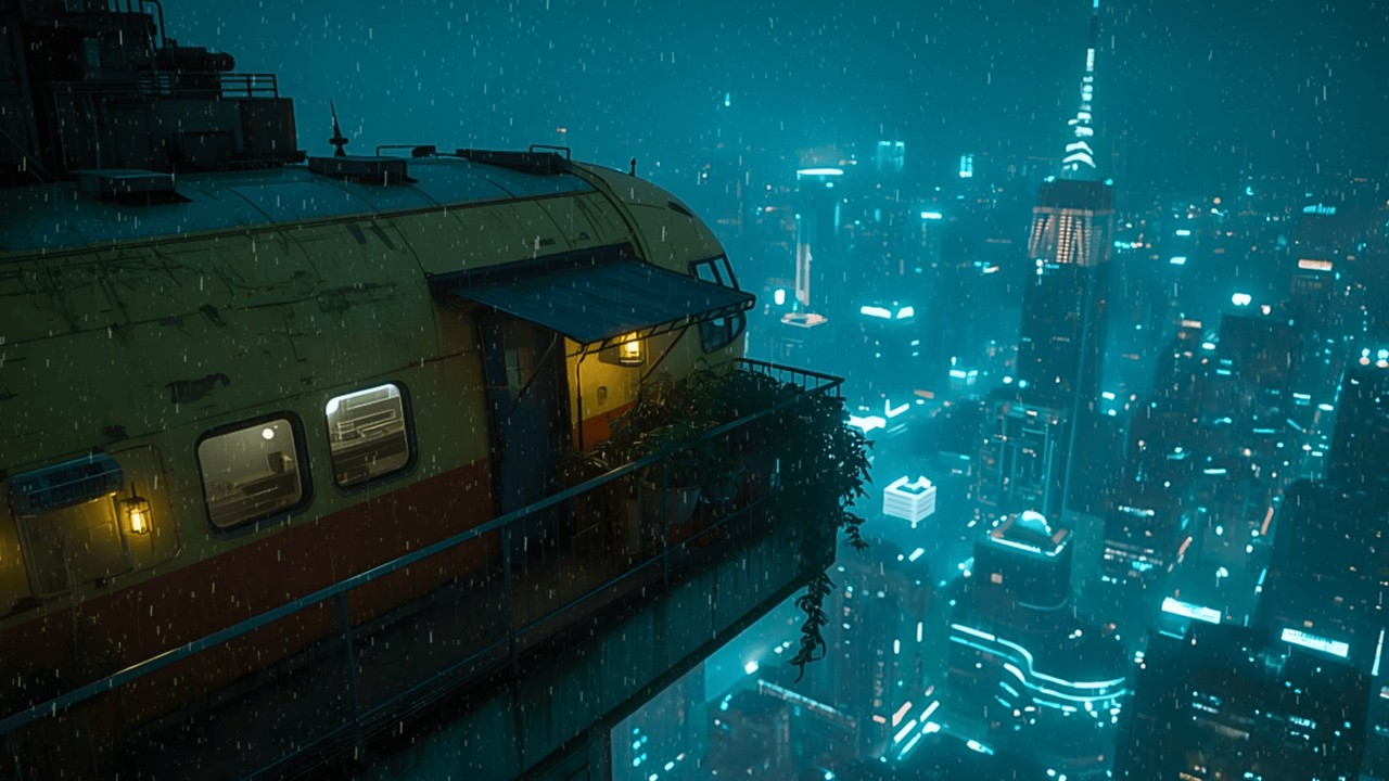 Peace in a Cyber Era | Futuristic Cyberpunk Lofi Beats for Focus, Chill & Night Vibes