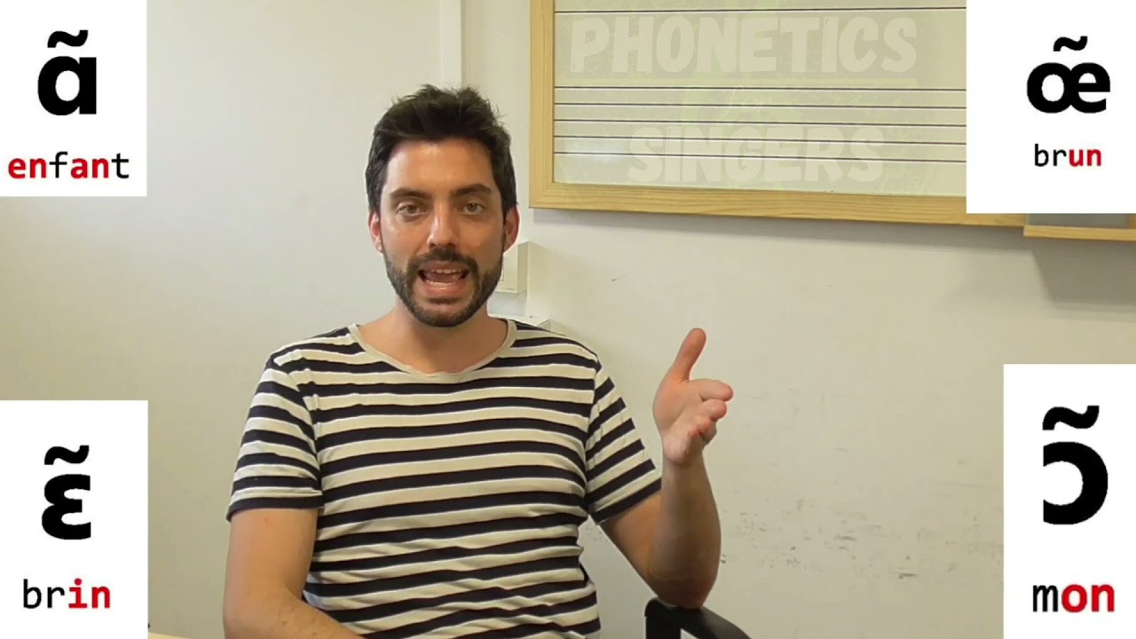 Pronunciation of French nasal sounds /ã/, /œ̃/, /ɛ̃/, /ɔ̃/