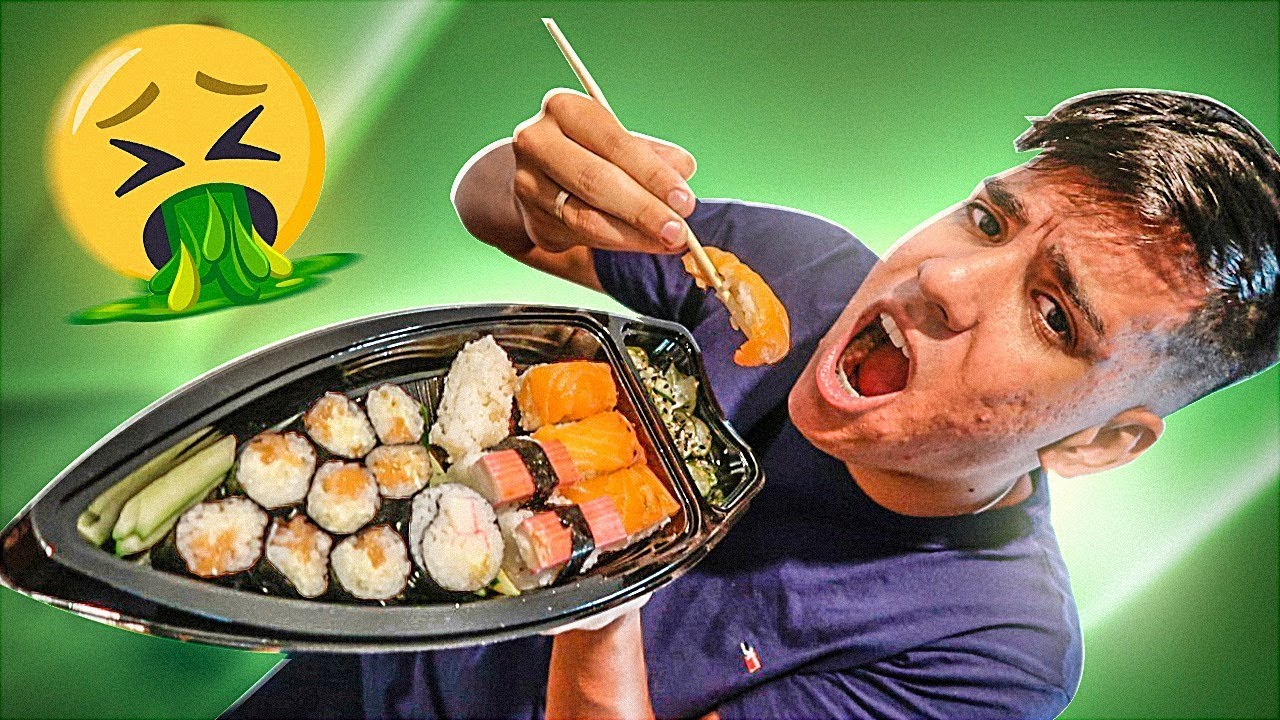 EXPERIMENTANDO COMIDA JAPONESA PELA PRIMEIRA VEZ