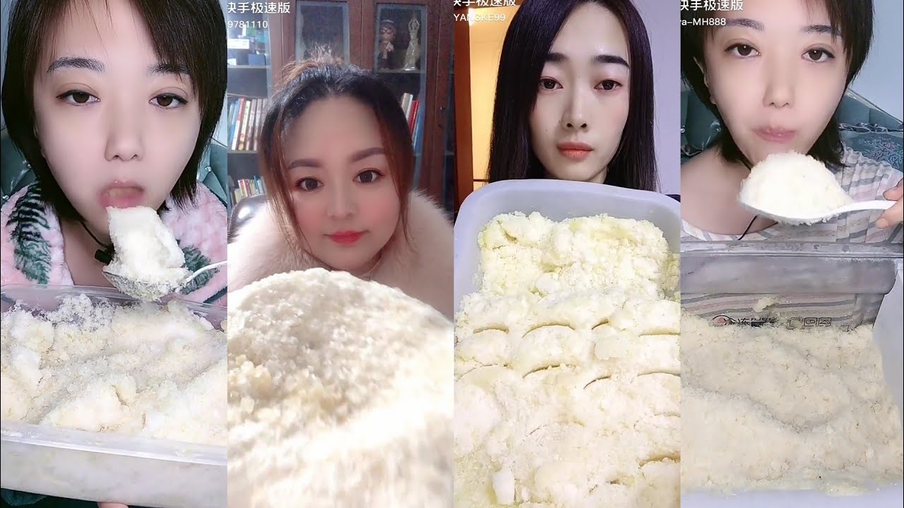 [BitesOnly] || Squeaky & Powdery Crunchy Buckwheat Tea Ice Bites 🤤 ||