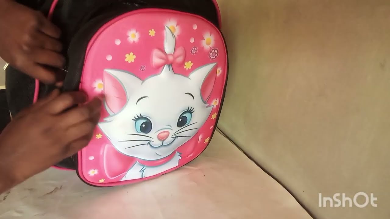 DIY school bag: Craft your own cartoon character back bag #diy #school #cartoon