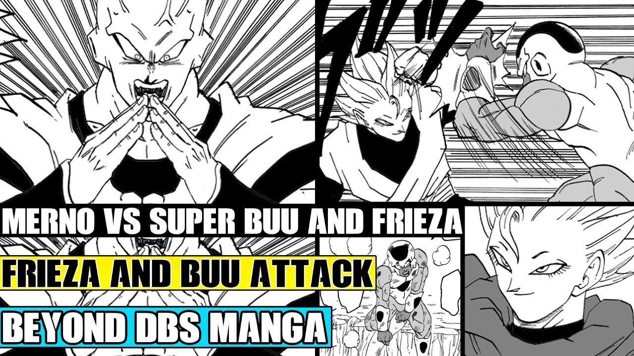 Beyond Dragon Ball Super: The New Angel Merno Vs Golden Frieza And Super Buu! Mernos Warns Vegeta