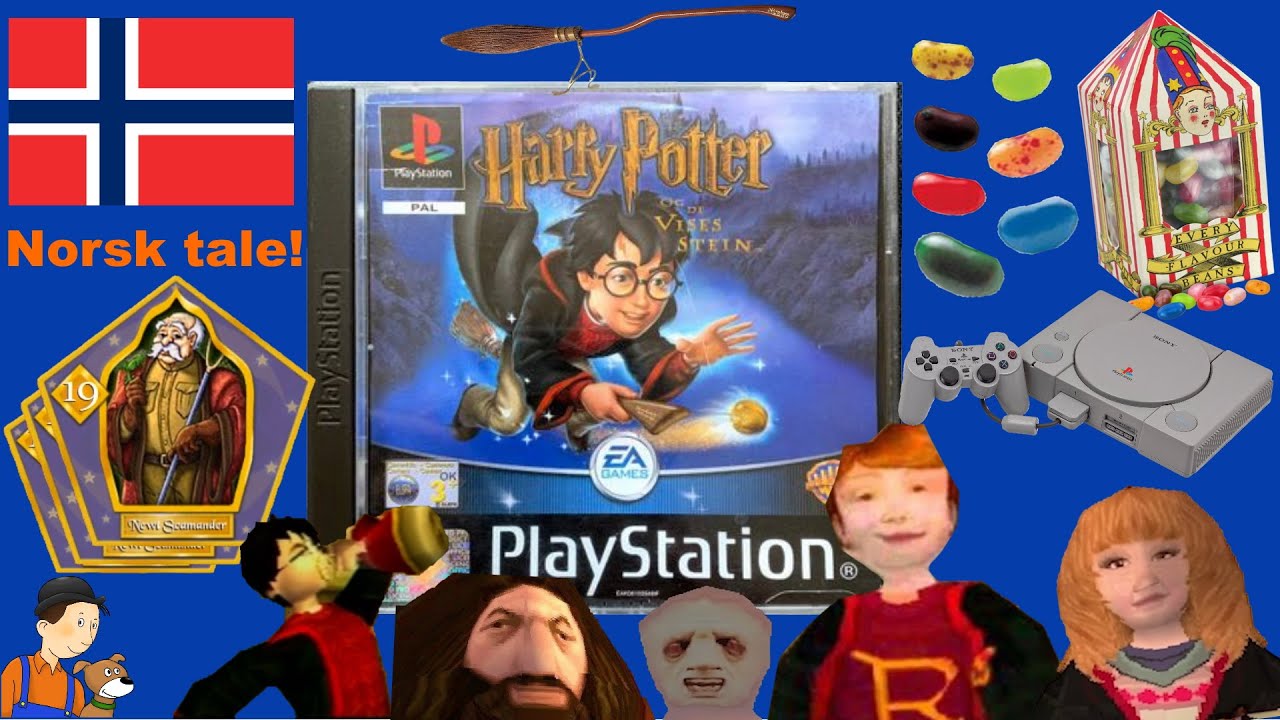 Harry Potter og De Vises Stein (PS1, Norsk tale, No commentary)