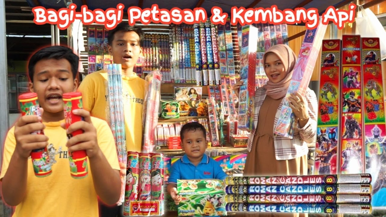 BORONG PETASAN & KEMBANG API BUAT BAGI-BAGI KE BOCAH KOMPLEK