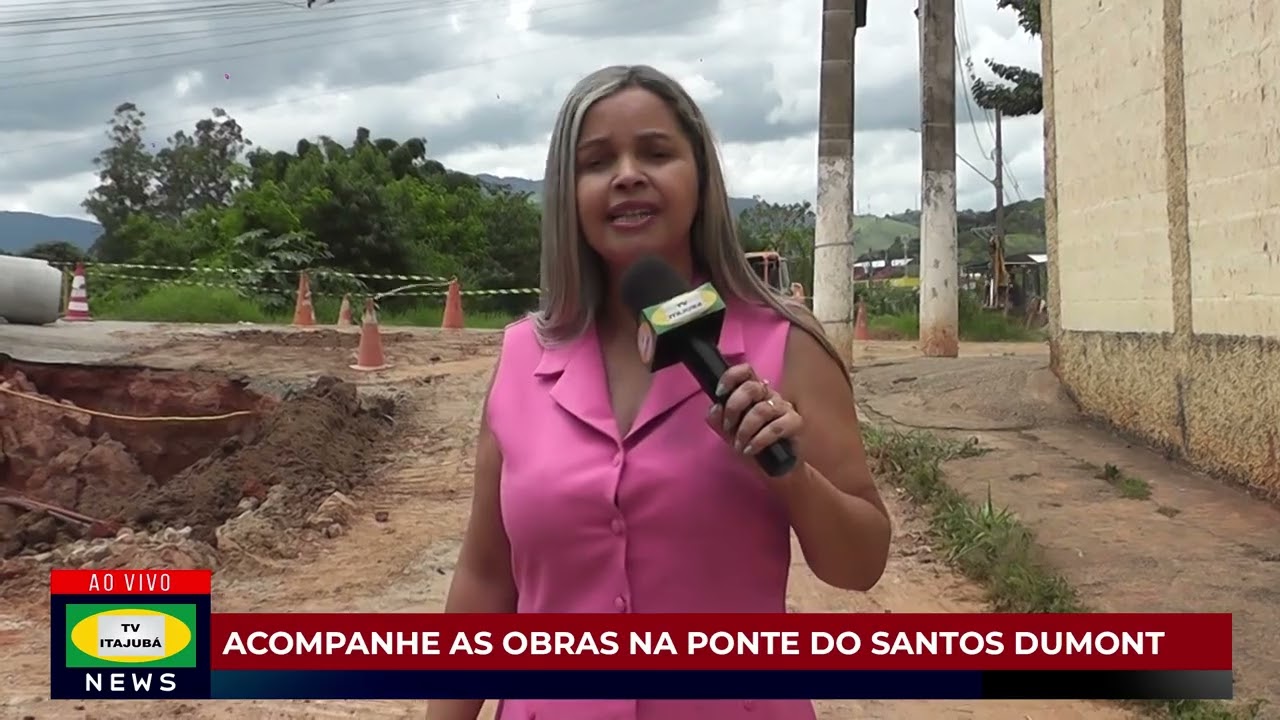 Acompanhe as Obras na Ponte no bairro Santos Dumont | TV ITAJUBÁ NEWS