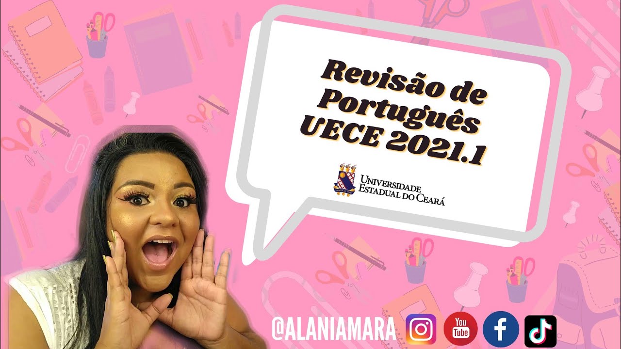 REVISÃO DE PORTUGUÊS UECE 2021.1 - NÃO FAÇA O VESTIBULAR SEM ASSISTIR A ESTE VÍDEO