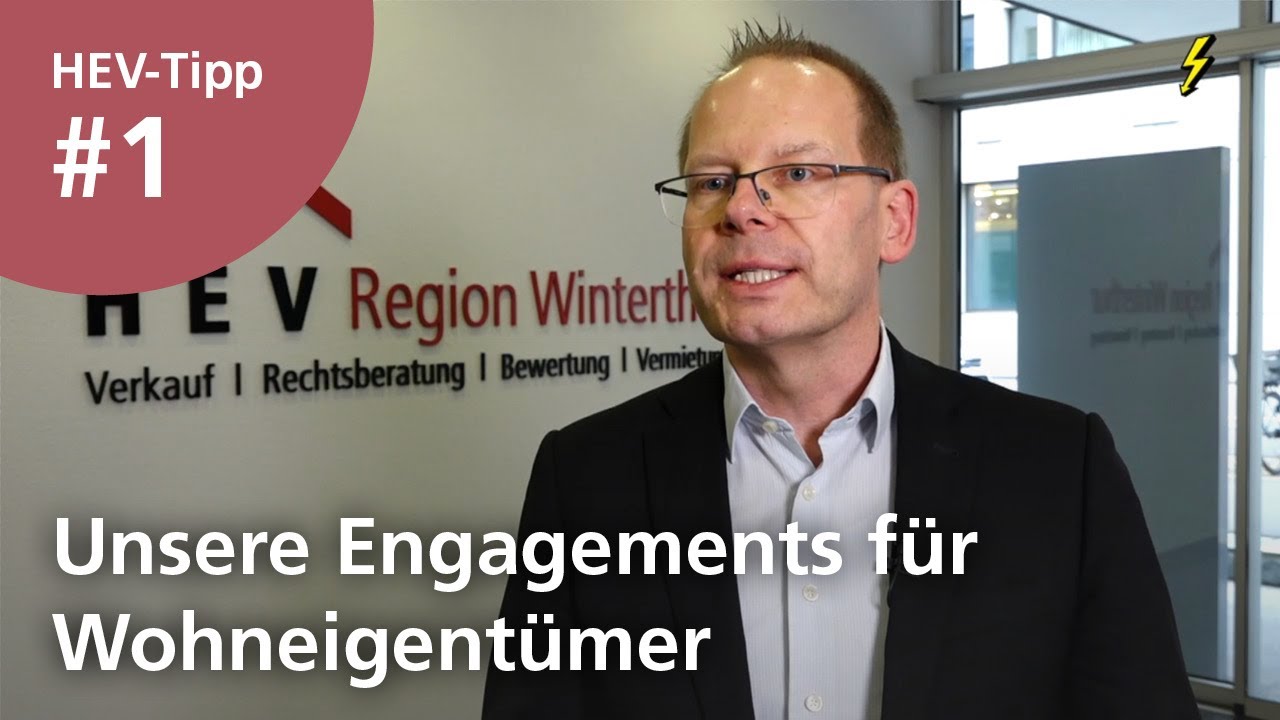 HEV Tipp #1 - Unsere Engagements für Wohneigentümer