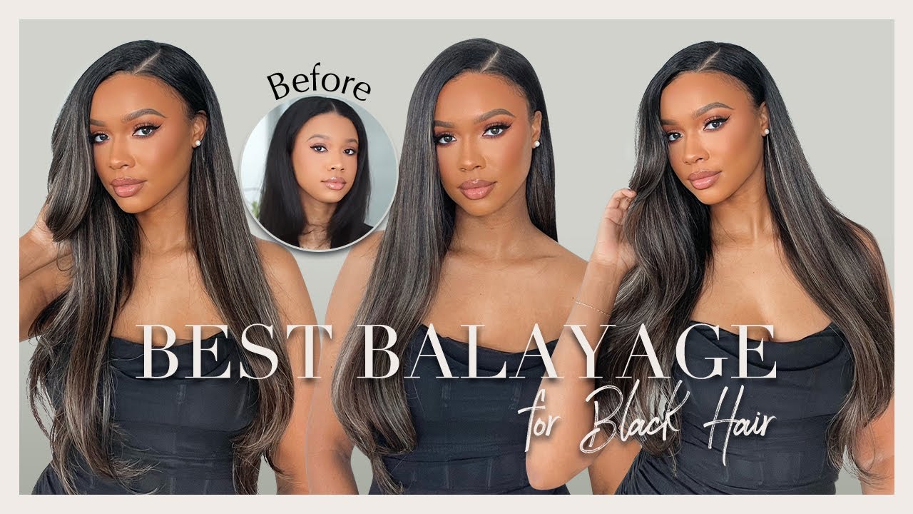 HOW TO INSTALL BALAYAGE CLIP INS HAIR EXTENSION  | CURLSQUEEN