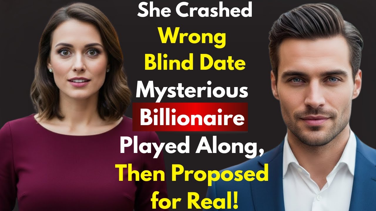 She Crashed Wrong Blind Date—Mysterious Billionaire Played Along, Then Proposed for Real!