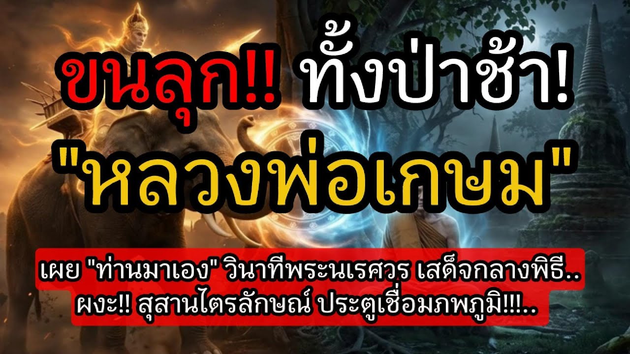 ขนลุกทั้งป่าช้า! หลวงพ่อเกษม เผย