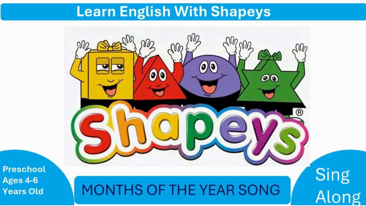 Months of the Year Song by the Shapeys