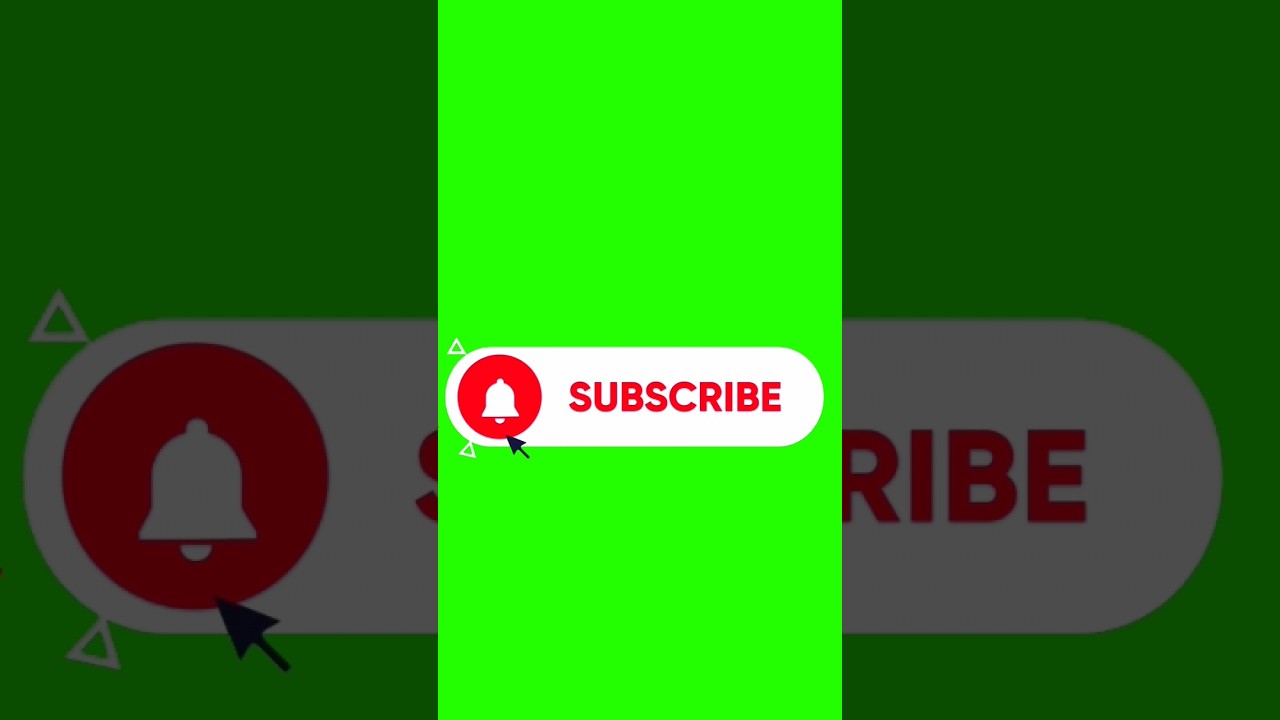 Subscribe green screen 💥 Green screen Subscribe like Bell icon button