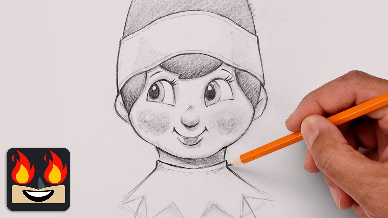 How To Draw the Elf on the Shelf | Sketch Tutorial