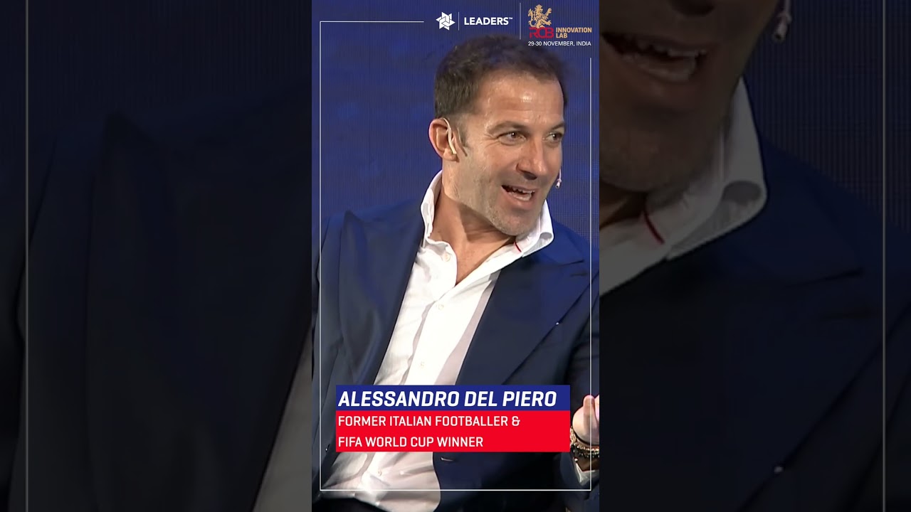 Alessandro Del Piero met the global business leaders in sport at #RCBxLeaders