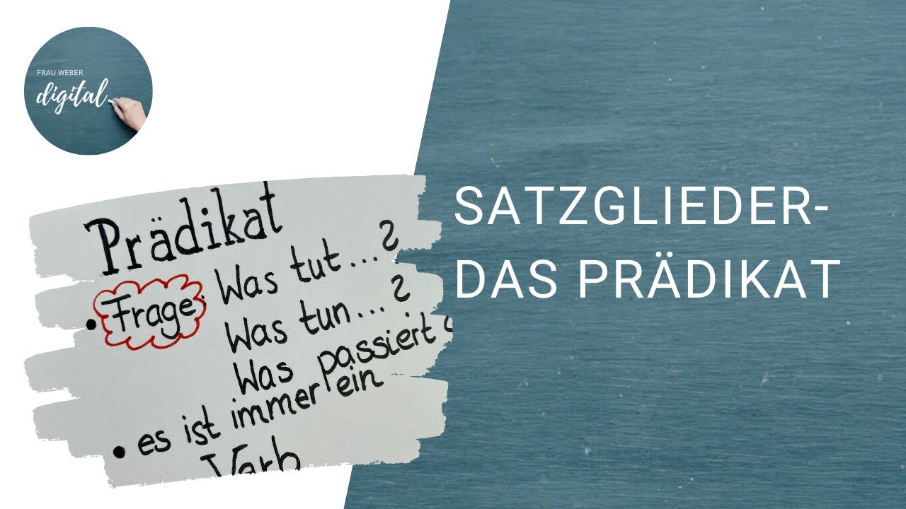Das Prädikat (inkl. Arbeitsblatt)