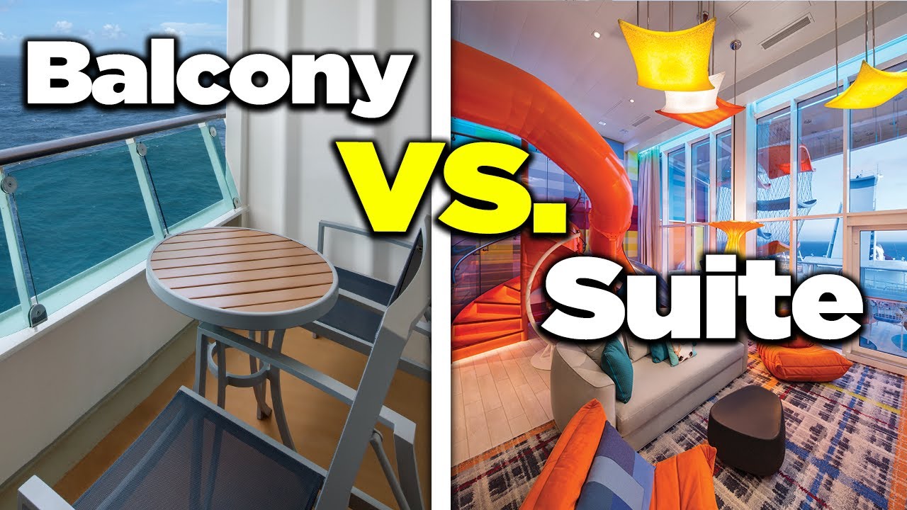 What's the difference between a balcony and a suite on a cruise?