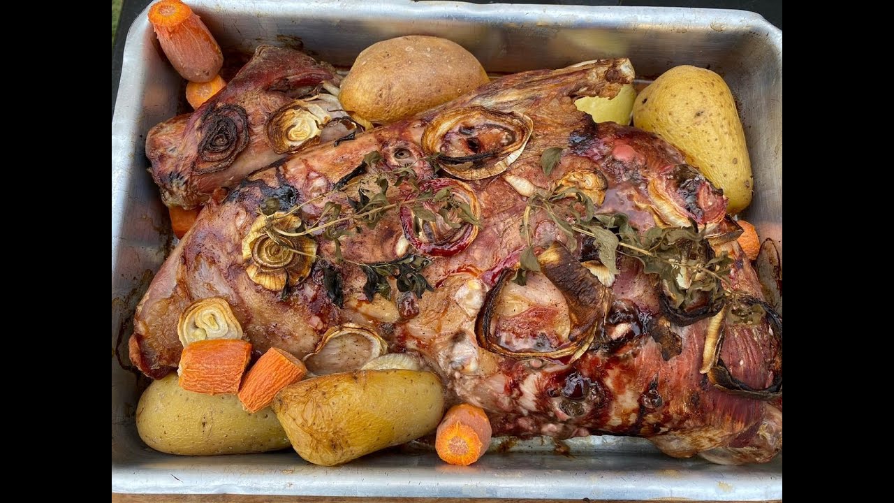 Carne de Javali Assada | Melhor Receita de Pernil Assado
