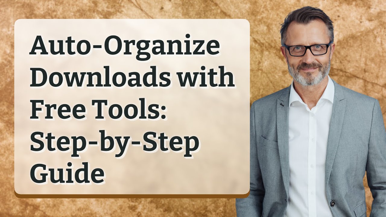 Auto-Organize Downloads with Free Tools: Step-by-Step Guide