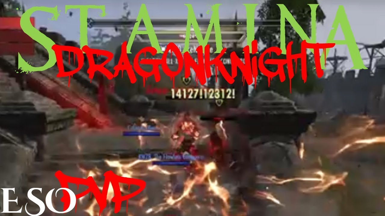 Stamina Dragon Knight - Classic shenanigans with the boys - Elder scrolls online PvP (Xbox one ESO)