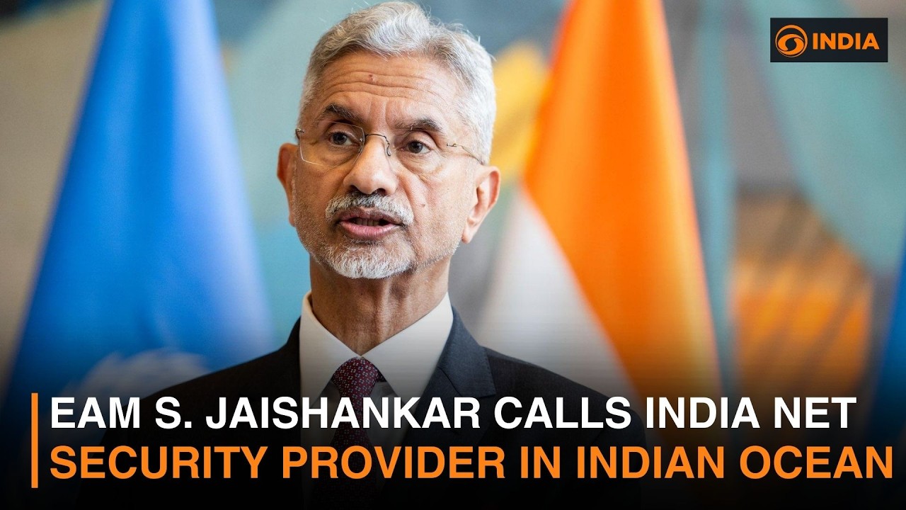 EAM S. Jaishankar Calls India Net Security Provider in Indian Ocean & more news | DD India Live