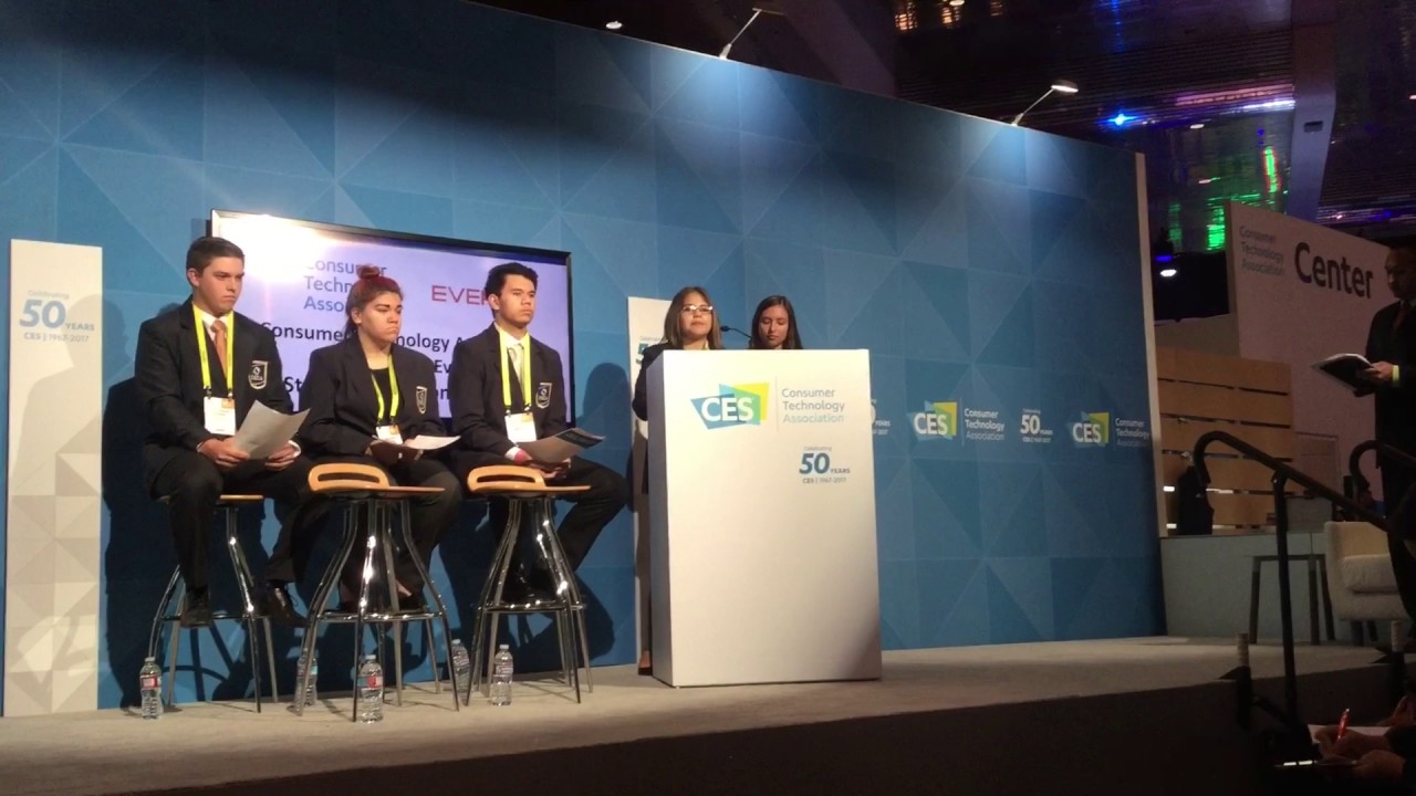 High school students pitch business ideas at CES