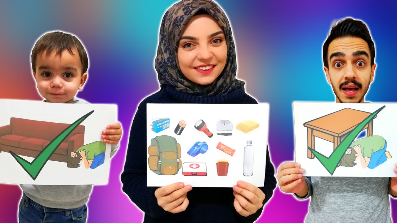 Дети Землетрясение Образование - Fun Kids Video YED SHOW