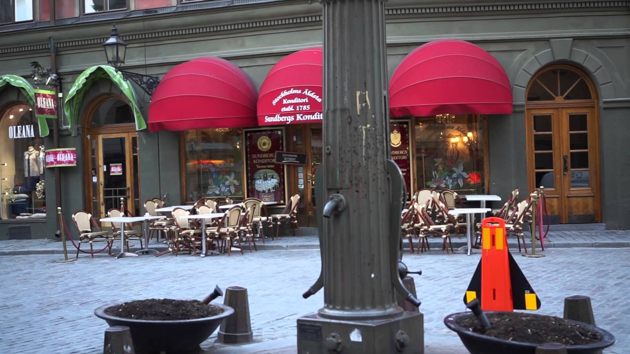Sweden, Stockholm, virtual walk from Slussen through Gamla Stan to Norrbro/Riksplan
