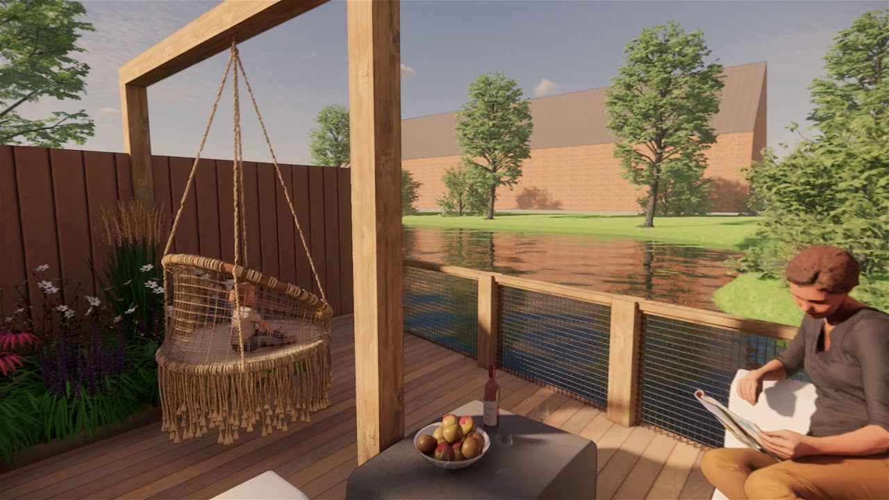3D tuinfilmpje stadstuin Wageningen