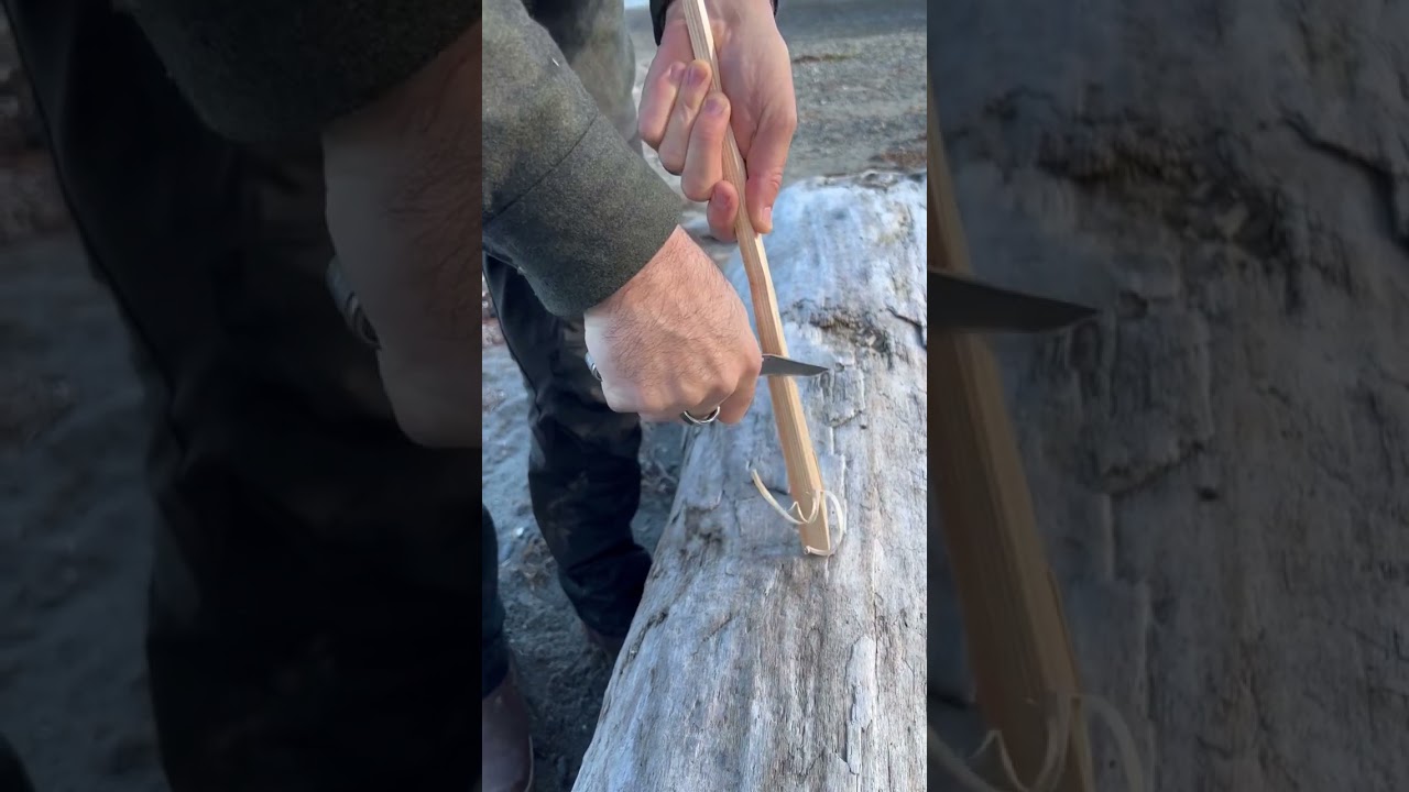 Best way to start a campfire? Feather sticks!