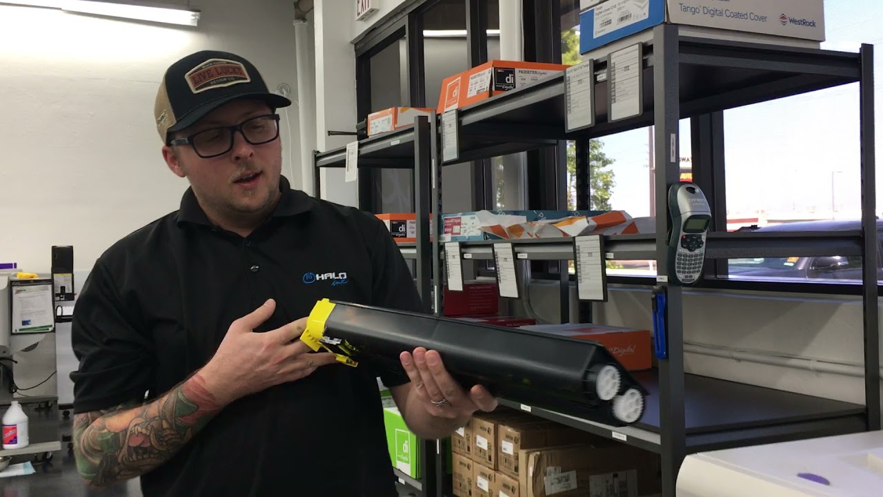 Replacing Toner Cartridge Xerox Versant 180