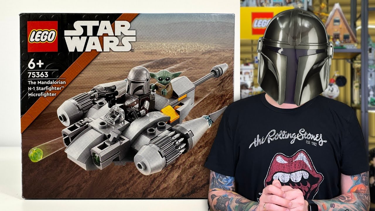 MYŚLIWIEC N-1 MANDALORIANINA W MIKROSKALI 🤓 LEGO STAR WARS 75363 RECENZJA